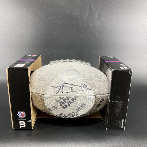 Legends - Rams Aaron Donald Signed Training Camp Composite Football