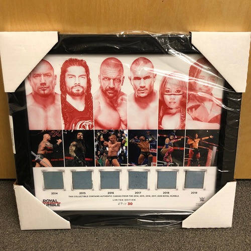 Royal Rumble 6-Canvas Limited Edition Plaque