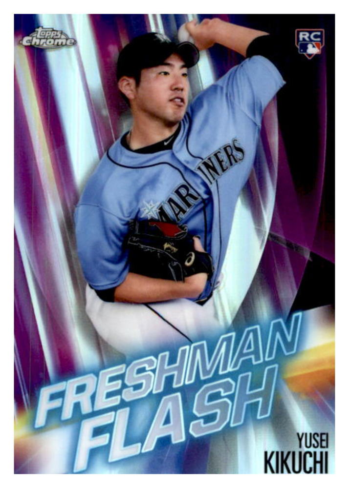 2019 Topps Chrome Freshman Flash #FF8 Yusei Kikuchi