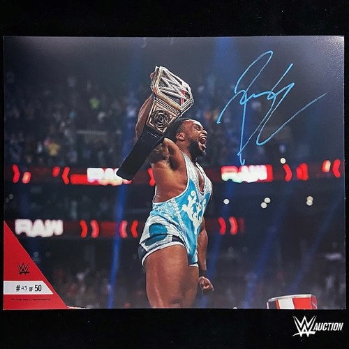Big E SIGNED 11x14 Photo (Random Number)