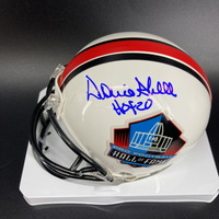 HOF - Steelers Donnie Shell Signed HOF Mini Helmet with HOF 98 Inscription