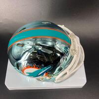 NFL - Dolphins Minkah Fitzpatrick Signed Chrome Mini Helmet