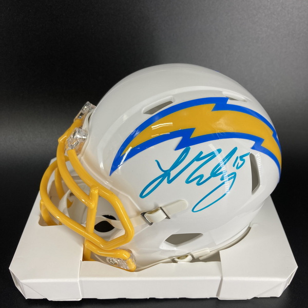 NFL - Chargers Ladd McConkey Signed Mini Helmet