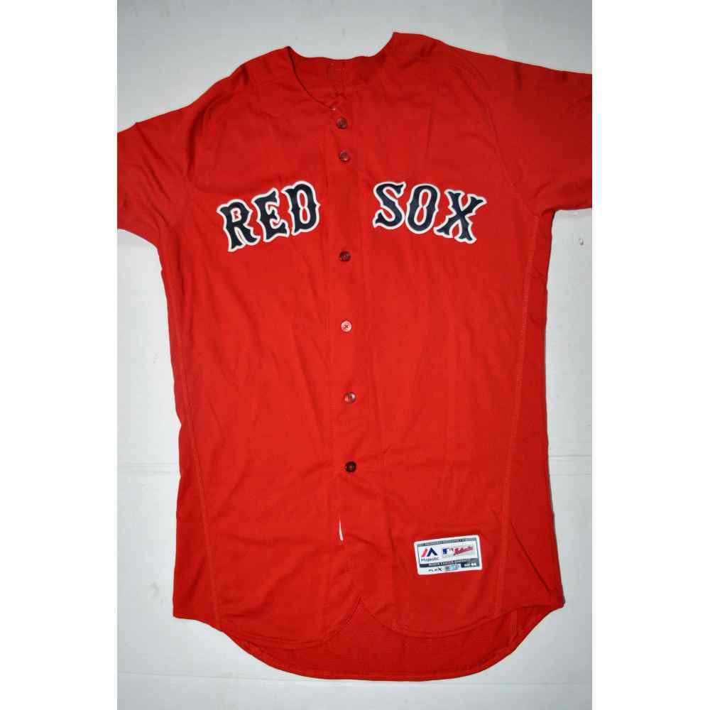 GameUsed Jersey 2016 Spring Training Red Sox 4/15/2016 Clay