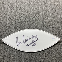 Legends - Panthers Ron Rivera Signed Panel With Super Bowl XX Inscription