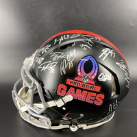 NFL - Multi Signed Authentic 2023 Pro Bowl Helmet Signed by Patrick Surt...