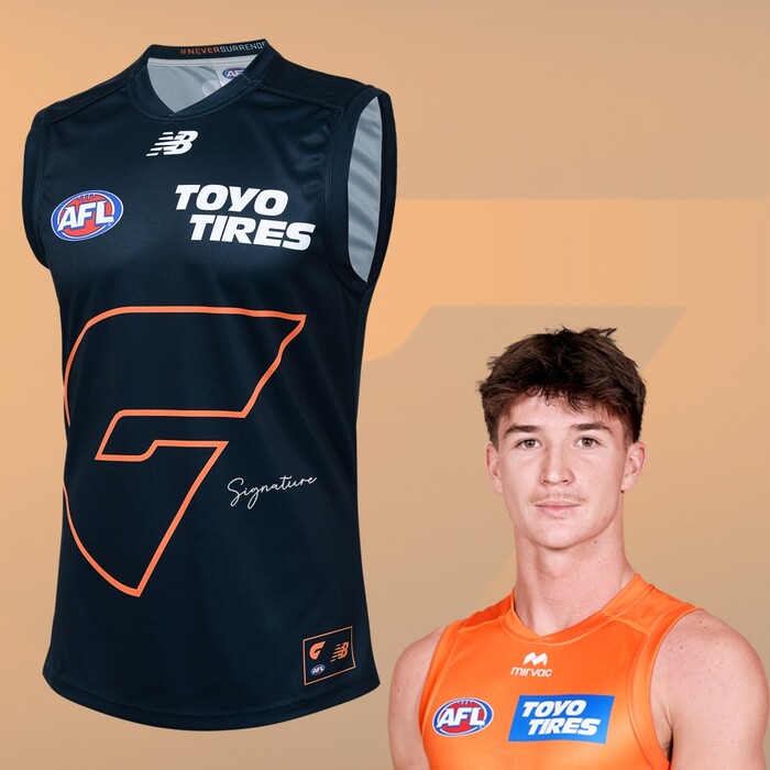 Photo of Phoenix Gothard #11 GWS GIANTS 2025 Never Surrender Player Guernsey Guernsey