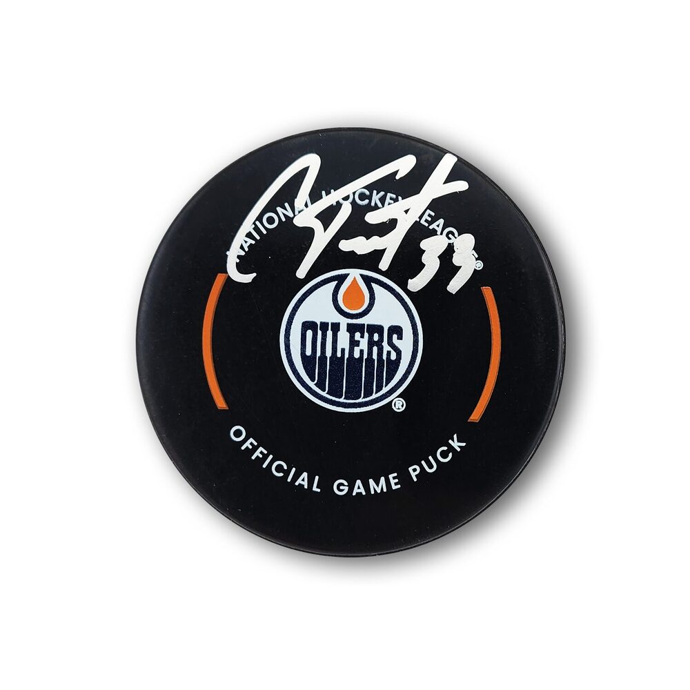 Cam Talbot Autographed Edmonton Oilers Official Hockey Puck