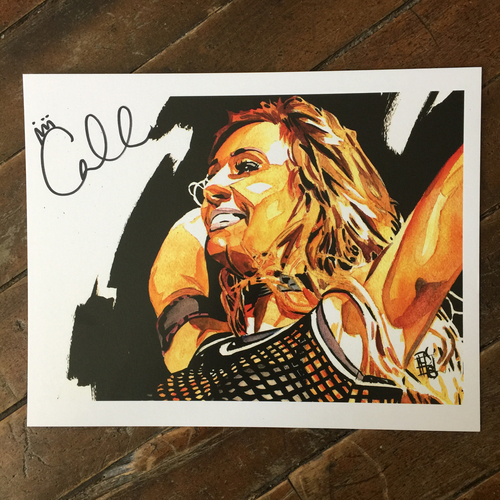 Carmella SIGNED 11 x 14 Rob Schamberger Print