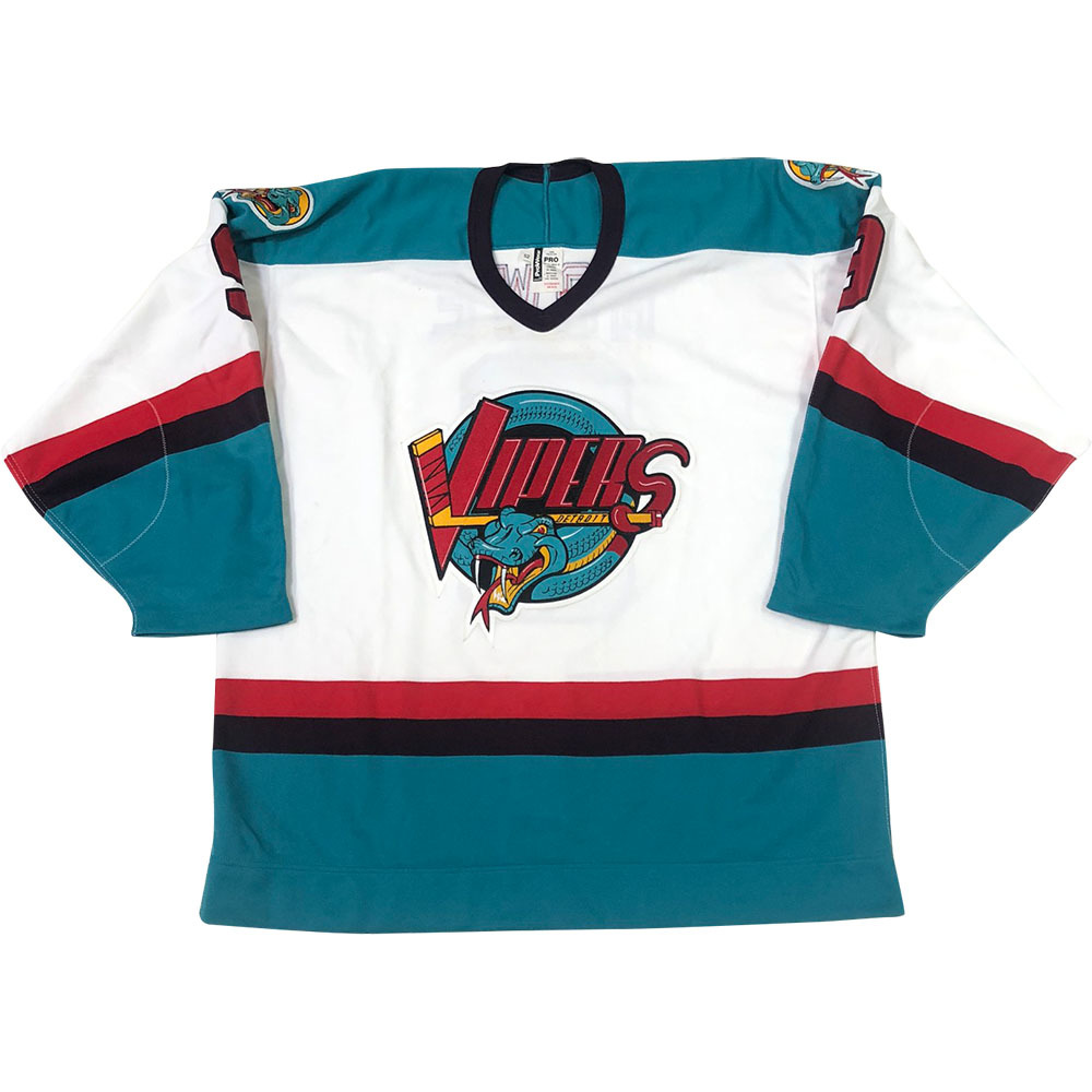 Gordie Howe GameUsed Detroit Vipers Jersey Six Decades of