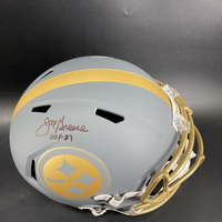HOF - Steelers Joe Greene Signed Replica Slate Speed Helmet with HOF 03 ...