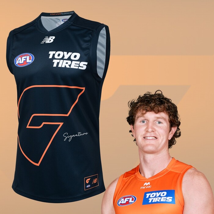 Photo of Tom Green #12 GWS GIANTS 2025 Never Surrender Player Guernsey Guernsey