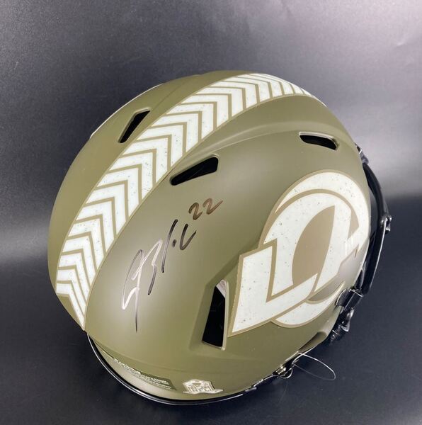 NFL - Rams Blake Corum Signed Authentic STS Speed Helmet