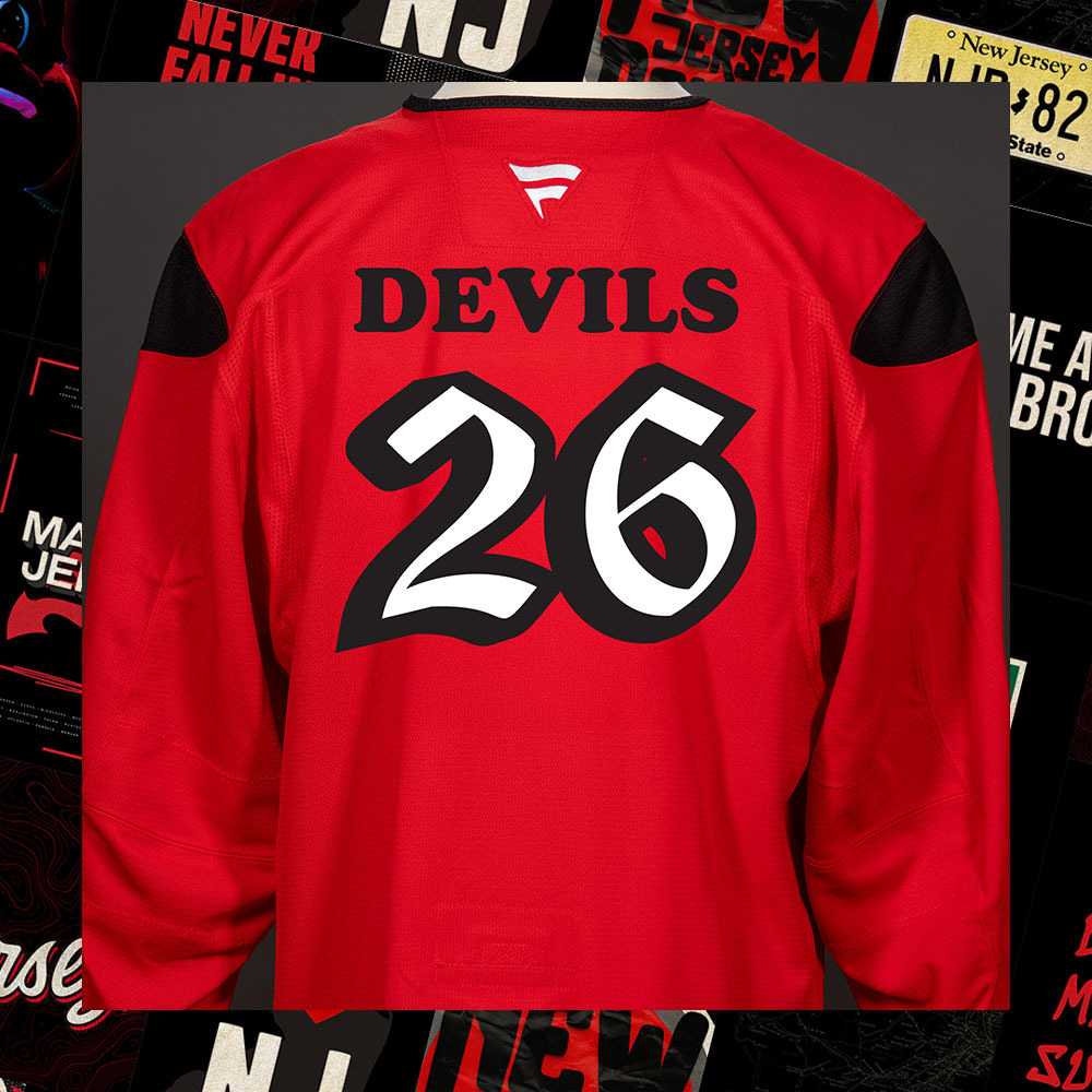 Devils #26 Team Signed 2025-26 Devils Down the Shore Specialty Jersey - New Jersey Devils