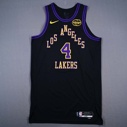Image of Knecht, Dalton - Los Angeles Lakers - City Edition Jersey - Worn 3/3/2026 - Dressed, Did Not Play (DNP) - 2025-26 NBA Season