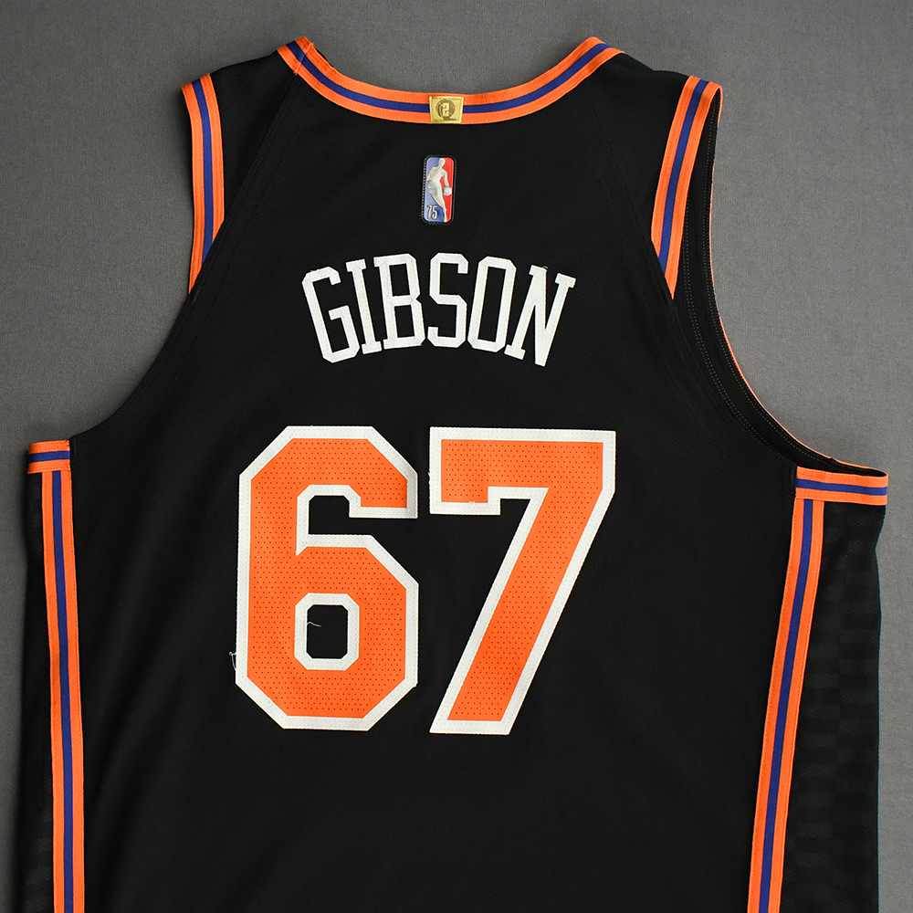 Taj Gibson New York Knicks Game Worn City Edition Jersey 2021 22 
