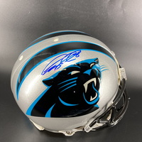 Panthers - Greg Olsen Signed Proline Helmet