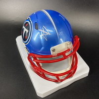 NFL - Titans Tyjae Spears Signed Flash Mini Helmet
