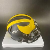 NFL - Michigan Mason Graham Signed Mini Helmet