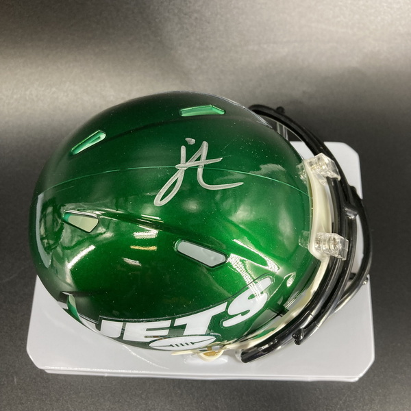 NFL - Jets Jordan Travis Signed Mini Helmet