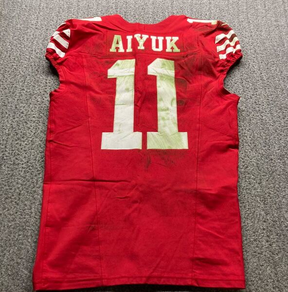 STS - 49ers Brandon Aiyuk Game Worn Jersey (11/19/23) Size 40