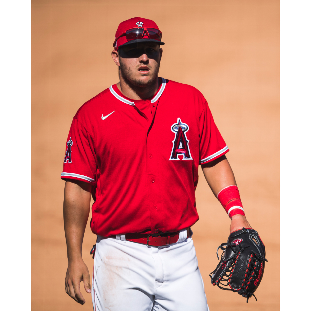 Mike Trout Game Used 2020 Spring Training Jersey (7/22/20) Los