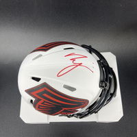 NFL - Falcons Bijan Robinson signed lunar eclipse mini helmet