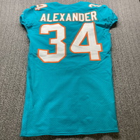 NFL - Dolphins Mackensie Alexander Game Cut Jersey Size 40