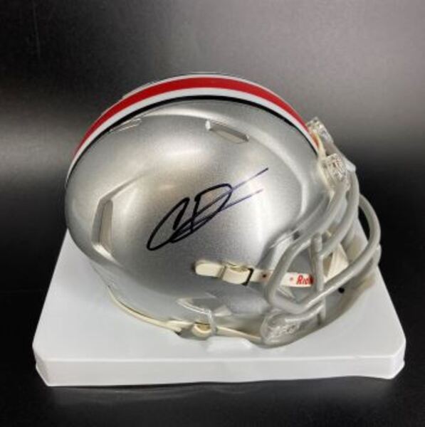 NFL - Ohio State Caleb Downs Signed Mini Helmet