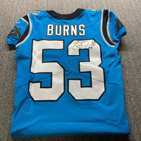 NFL - Panthers Brian Burns Signed Authentic Jersey Size 40