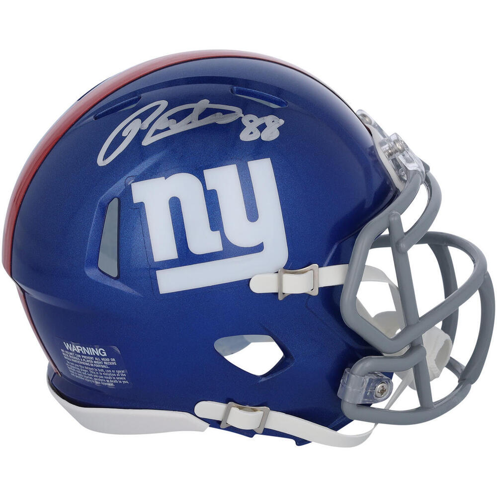 Patrick Kane New York Rangers Autographed New York Giants Riddell Speed Mini Helmet - NHL Auctions Exclusive