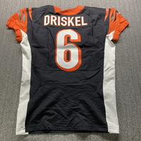 Crucial Catch - Bengals Jeff Driskel Game Issued Jersey Size 44