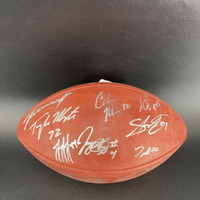 Panthers - Multi Signed Authentic Football With STS Logo With Over 15 Si...