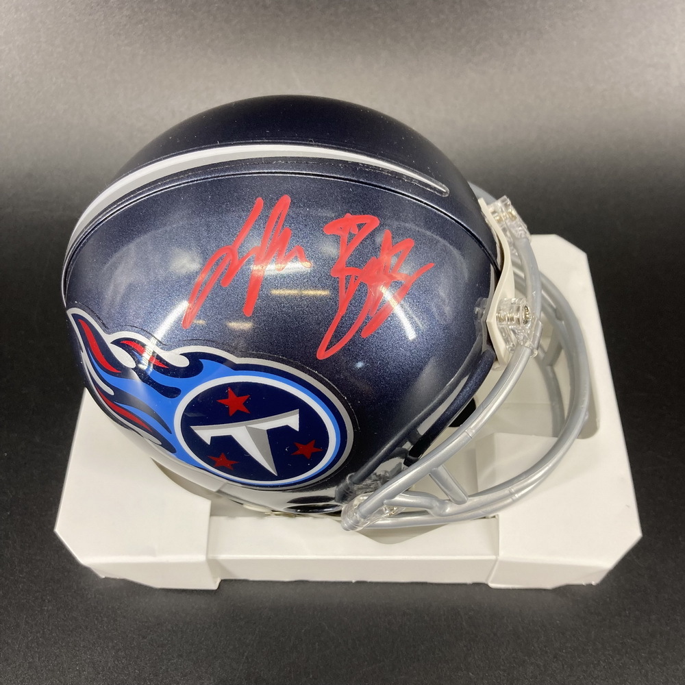 NFL Titans Treylon Burks signed Mini Helmet The official auction
