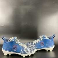 MCMC - Jets Weston Schweitzer Game Worn Custom Cleats Supporting 19 for ...