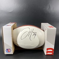 NFL - Saints Jake Haener Signed Authentic Panel Ball