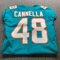 NFL - Dolphins Sal Cannella Game Cut Jersey Size 42