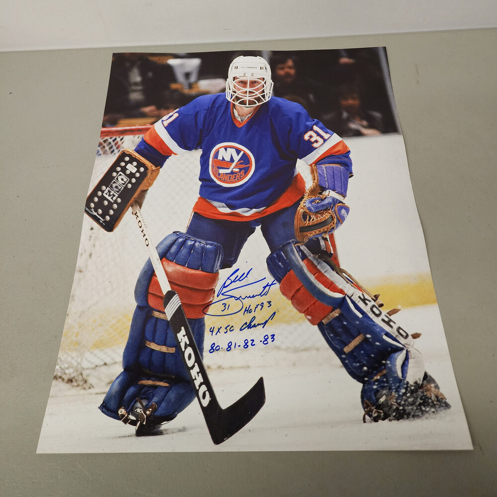 Billy Smith Autographed New York Islanders Home 16x20 Photo