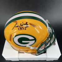 HOF - Packers Ron Wolf Signed Mini Helmet with HOF 79 Inscription