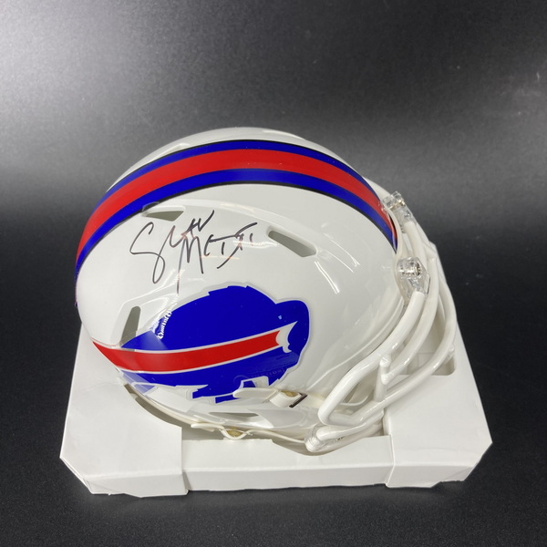 NFL - Bills Sean McDermott Signed Mini Helmet