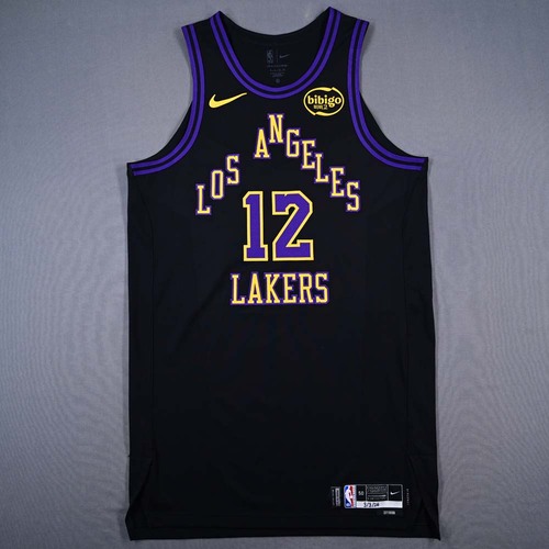 Image of LaRavia, Jake - Los Angeles Lakers - City Edition Jersey - Worn 4 Games - 1/22/26, 1/30/26, 2/24/26 & 3/3/26 - 2025-26 NBA Season