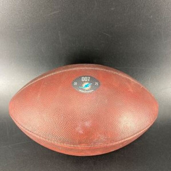 Crucial Catch - Dolphins Game Used Football - (10/19/2025) / Individuall...