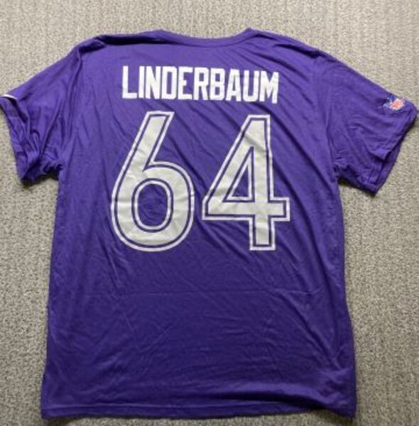 NFL - Ravens Tyle Linderbaum Pro Bowl Games Practice Worn Shirt