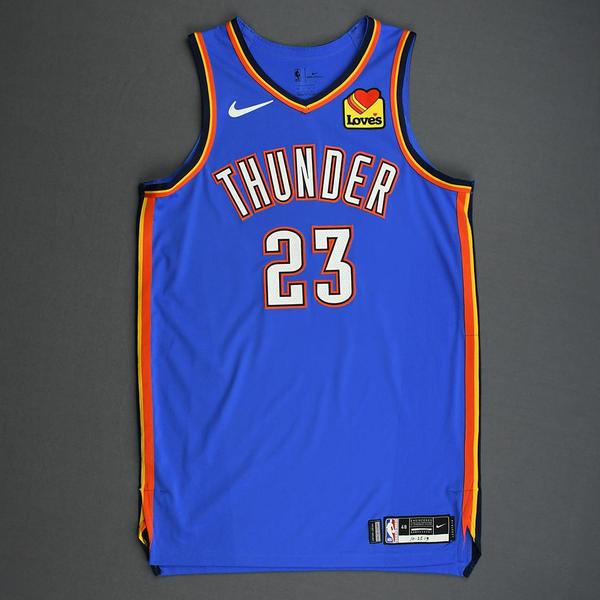Image of Terrance Ferguson - Oklahoma City Thunder - Game-Worn Icon Edition Jersey - 2019-20 Season