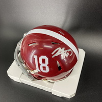 NFL - Titans JC Latham Signed Alabama Mini Helmet