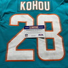 NFL - Dolphins Kader Kohou Game Worn Jersey Unknown Season Size 38
