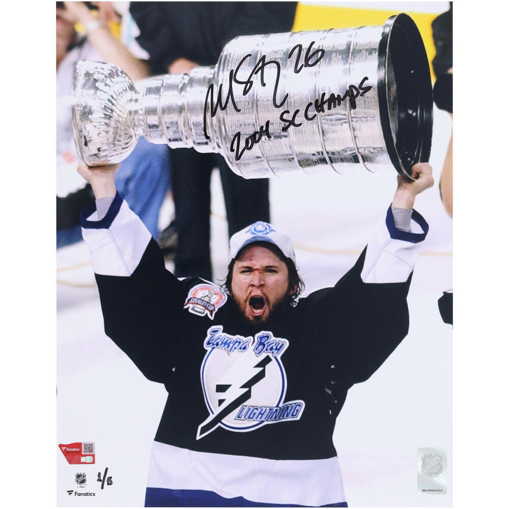 Martin St. Louis Tampa Bay Lightning Autographed 11
