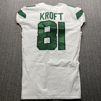Crucial Catch - Jets Tyler Kroft Game Issued Jersey 2021 Season Size 42