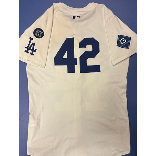 Los Angeles Dodgers TAYLOR ユニフォーム Men's Los Angeles Dodgers Chris Taylor Nike White Replica