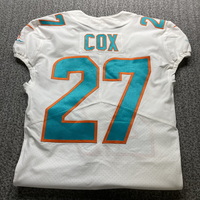 NFL - Dolphins Chandler Cox Game Cut Jersey Size 40